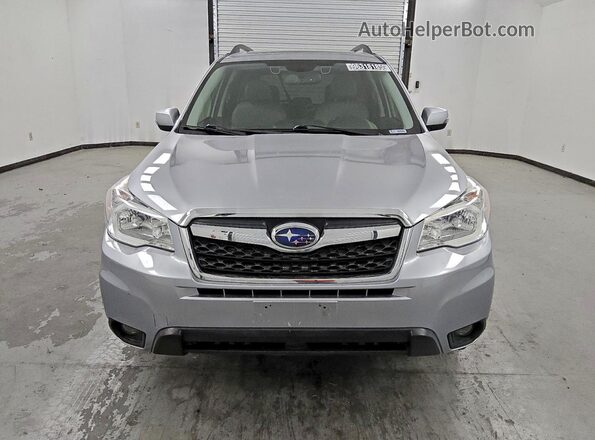 JF2SJAXC0GH468013 2016 SUBARU FORESTER 2.5I TO Silver Widok z tyłu