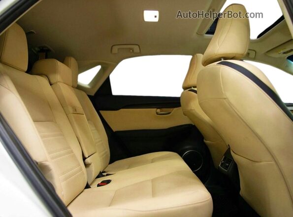 JTJYARBZ1H2062147 2017 LEXUS NX Белый Вид салона спереди