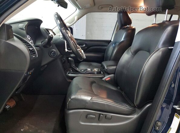 JN8AZ2AE2M9270644 2021 INFINITI QX80 Blue Вид панелі приладів