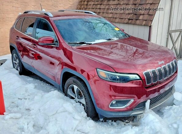 1C4PJMDX9KD379618 2019 JEEP GRAND CHER Burgundy Rear left