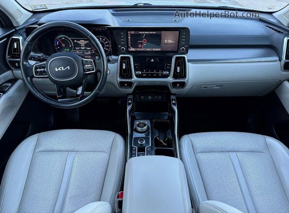 KNDRJDLH0N5069326 2022 KIA SORENTO Silver უკანა სავარძლების ხედი