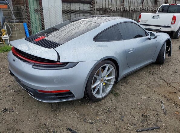 WP0AA2A92LS205578 2020 PORSCHE 911 Silver Передня права чверть