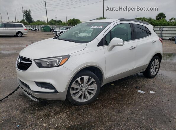 KL4CJASB7JB635456 2018 BUICK ENCORE White Trasero izquierdo