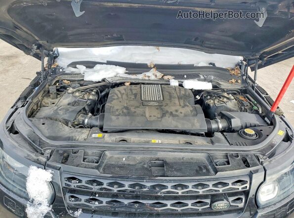 SALWS2VFXGA573241 2016 LAND ROVER RANGE ROVER Black VIN կոդի պիտակի տեսք