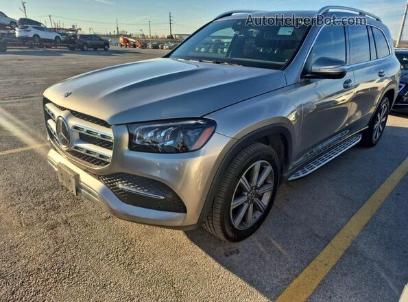 4JGFF5KE5MA303804 2021 MERCEDES-BENZ GLS Серый Задняя правая четверть
