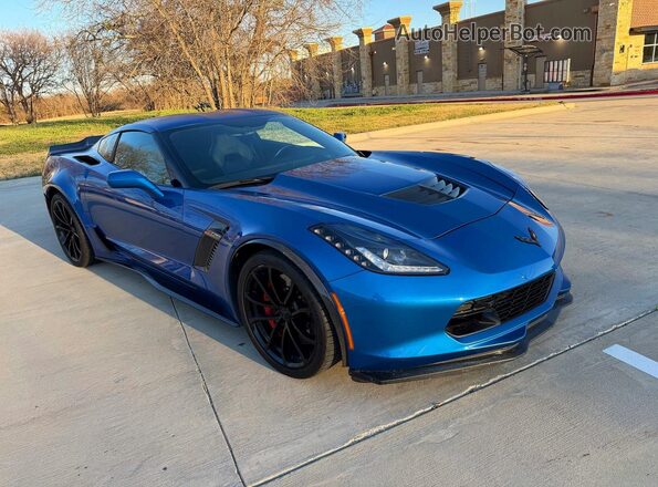 1G1YS2D60K5605674 2019 CHEVROLET CORVETTE Blue 
