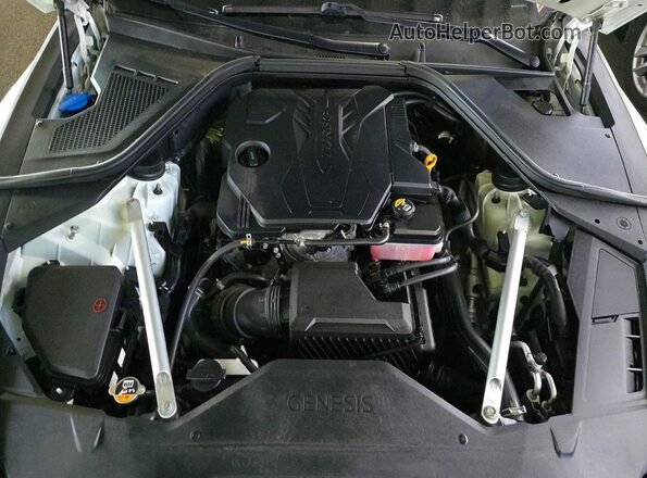 KMTGB4SC2NU092298 2022 GENESIS G80 White Widok deski rozdzielczej