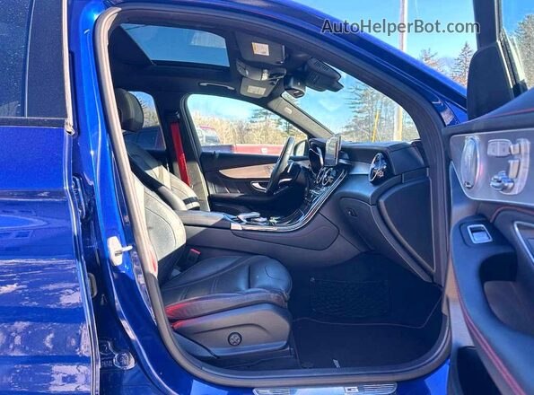WDC0G6EB2JV025490 2018 MERCEDES-BENZ GLC-CLASS Blue Вид панелі приладів