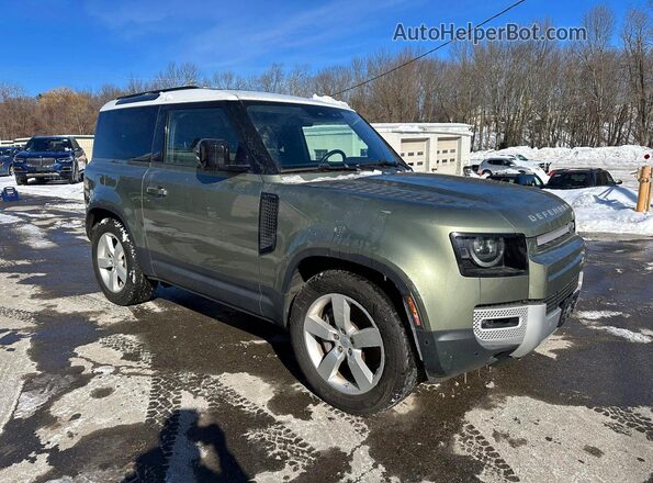 SALEV6RU6M2049366 2021 LAND ROVER DEFENDER Green წინა ხედი