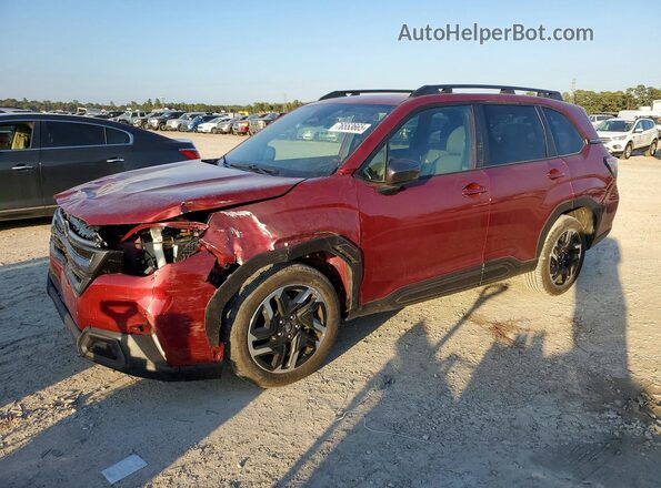 JF2SLDNC0SH498832 2025 SUBARU FORESTER Red Հետևի ձախ