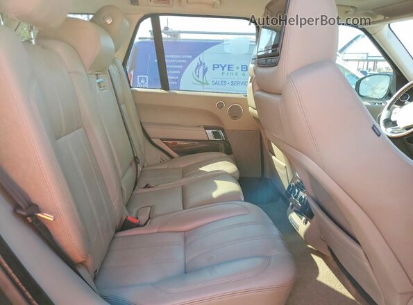 SALGS2EF8GA263741 2016 LAND ROVER RANGE Черный Вид подкапотного пространства