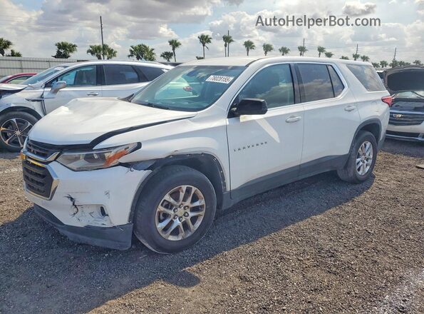 1GNERFKW4JJ107636 2018 CHEVROLET TRAVERSE Белый Задняя левая четверть