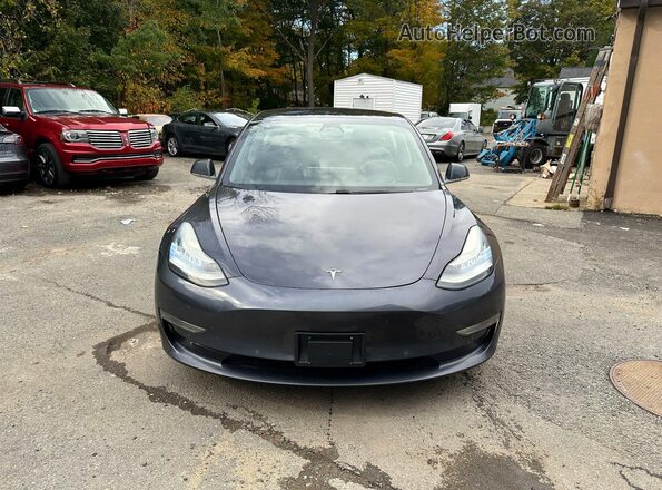 5YJ3E1EB1JF119421 2018 TESLA MODEL Gray Widok wnętrza 360 stopni