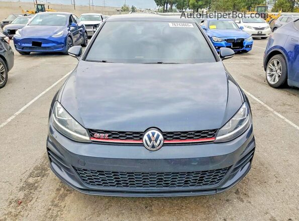 3VW6T7AU0KM015607 2019 VOLKSWAGEN GTI Gray Հետևի տեսք