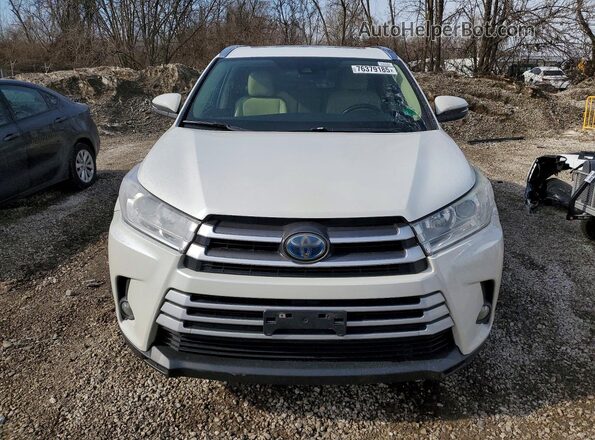 5TDJGRFH6KS054551 2019 TOYOTA HIGHLANDER HYBRID Белый 