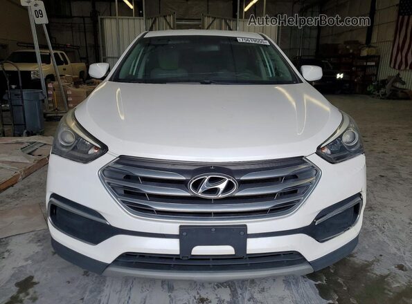 5NMZTDLB7JH095466 2018 HYUNDAI SANTA FE White 