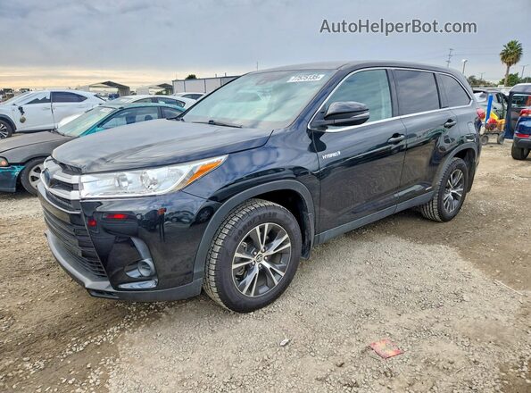 5TDBGRFH6KS075727 2019 TOYOTA HIGHLANDER HYBRID Черный 