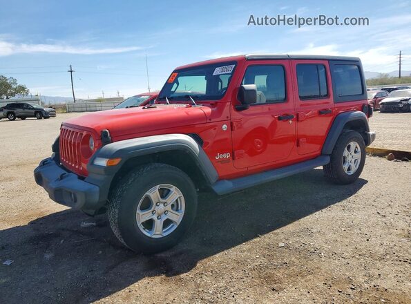 1C4HJXDN9KW549405 2019 JEEP WRANGLER Red 