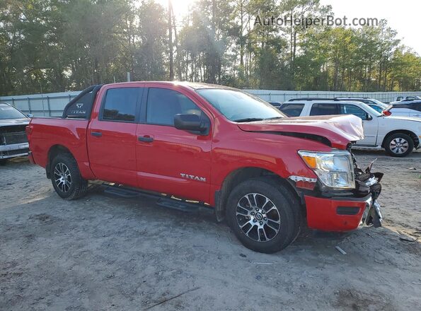 1N6AA1EFXNN105883 2022 NISSAN TITAN Red Դիմացի տեսք