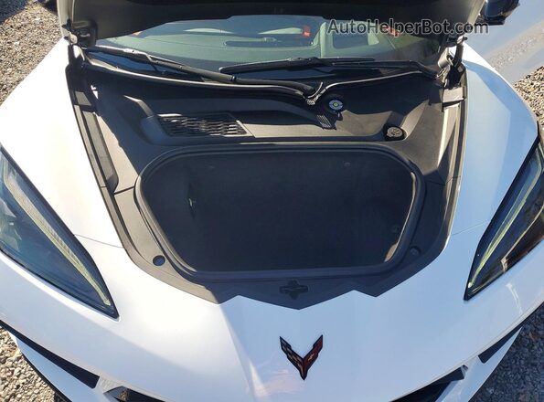 1G1YB3D41M5101156 2021 CHEVROLET CORVETTE Белый Вид подкапотного пространства