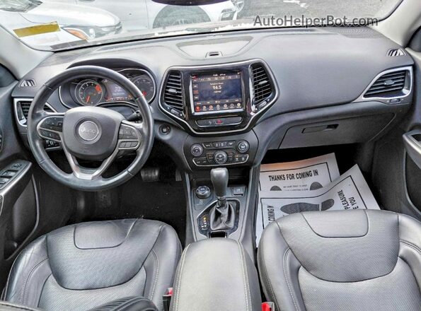 1C4PJMDX9KD379618 2019 JEEP GRAND CHER Burgundy Rear seats view