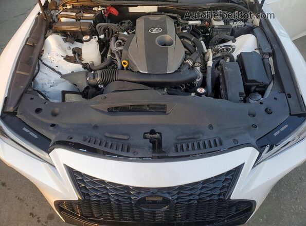 JTHDA1D28P5128286 2023 LEXUS IS White Engine compartment view