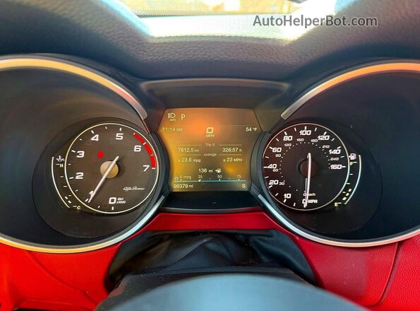 ZASPAJAN7L7C89828 2020 ALFA ROMEO STELVIO Черный Вид щитка приборов