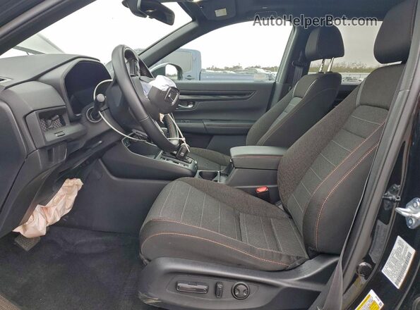 7FARS6H55TE013678 2026 HONDA CR-V Black Widok wnętrza z przodu