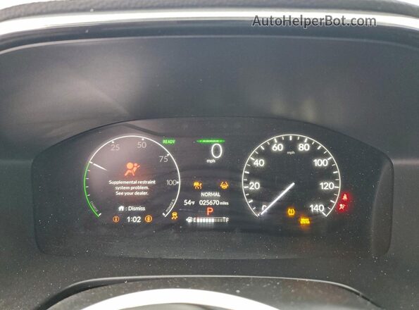 7FARS6H55TE013678 2026 HONDA CR-V Black Widok zestawu wskaźników