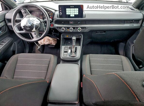 7FARS6H55TE013678 2026 HONDA CR-V Black Widok deski rozdzielczej
