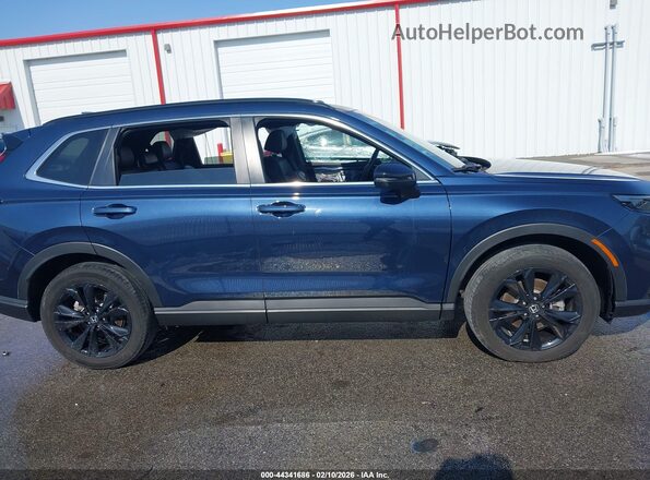 7FARS6H94RE003543 2024 HONDA CR-V Blue Панорамний вид салону 360°