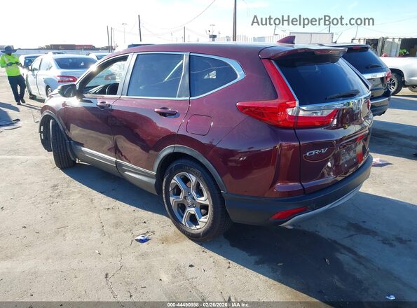 7FARW1H86JE004339 2018 HONDA CR-V Бордовый Задняя левая четверть