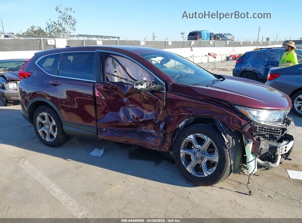 7FARW1H86JE004339 2018 HONDA CR-V Бордовый Панорамный вид салона 360°