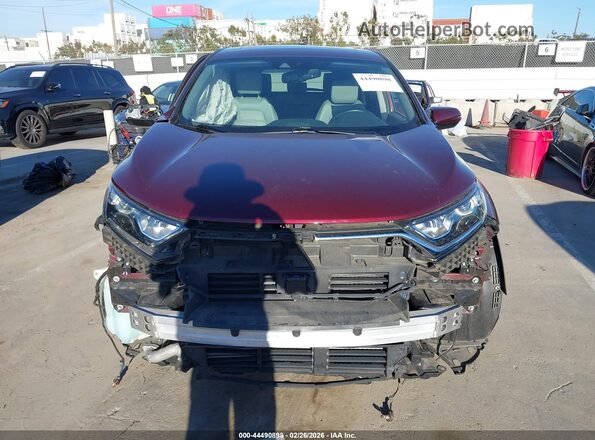 7FARW1H86JE004339 2018 HONDA CR-V Бордовый Вид задней части салона