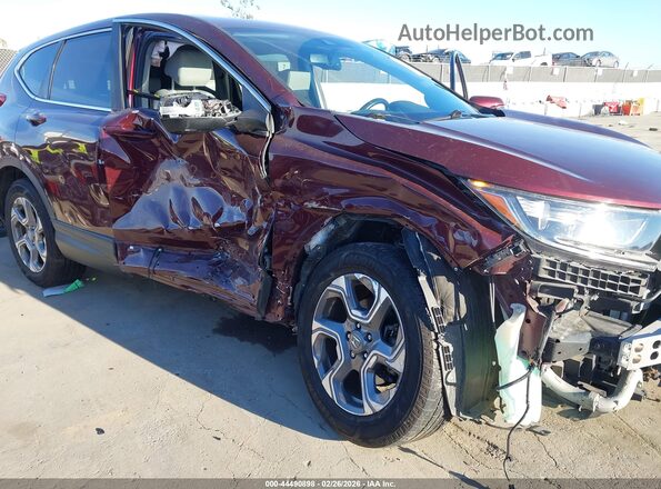 7FARW1H86JE004339 2018 HONDA CR-V Бордовый Вид спереди