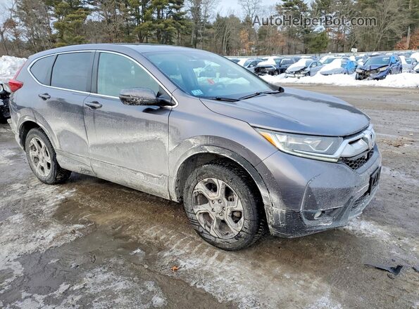 7FARW2H81KE017555 2019 HONDA CR-V Gray 