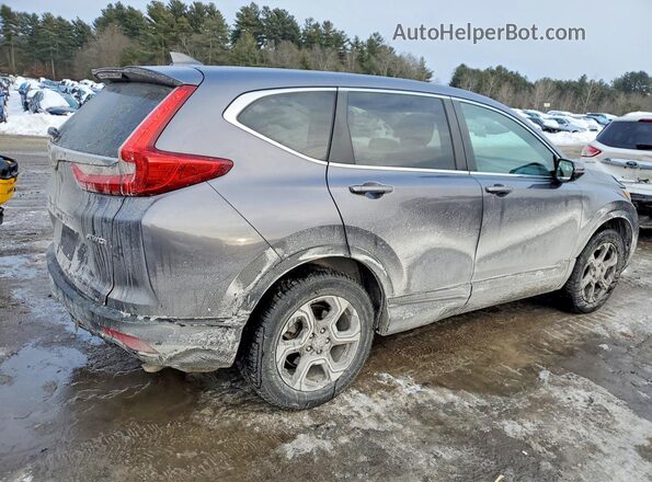 7FARW2H81KE017555 2019 HONDA CR-V Gray 