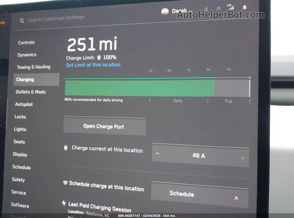 7G2CEHED4RA020947 2024 TESLA CYBERTRUCK Gray 