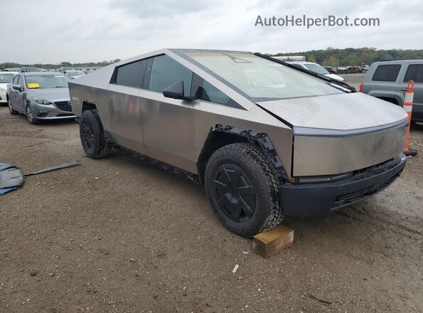 7G2CEHED5RA051186 2024 TESLA CYBERTRUCK Tan Przód prawy
