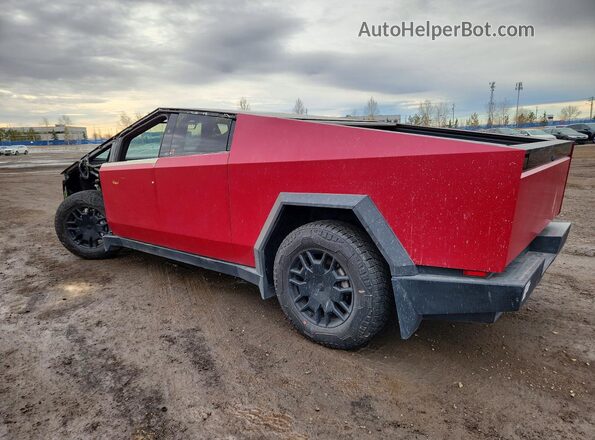 7G2CEHEDXRA046050 2024 TESLA CYBERTRUCK Красный Задняя левая четверть