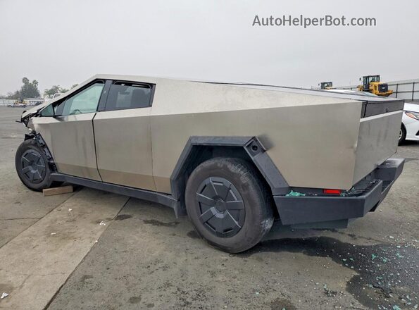 7G2CEHEDXSA070628 2025 TESLA CYBERTRUCK Silver Задня ліва чверть