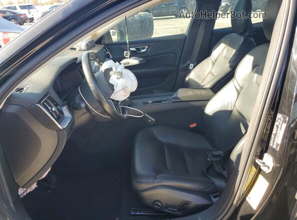 7JR102FK2LG045267 2020 VOLVO S60 Black წინა სალონის ხედი