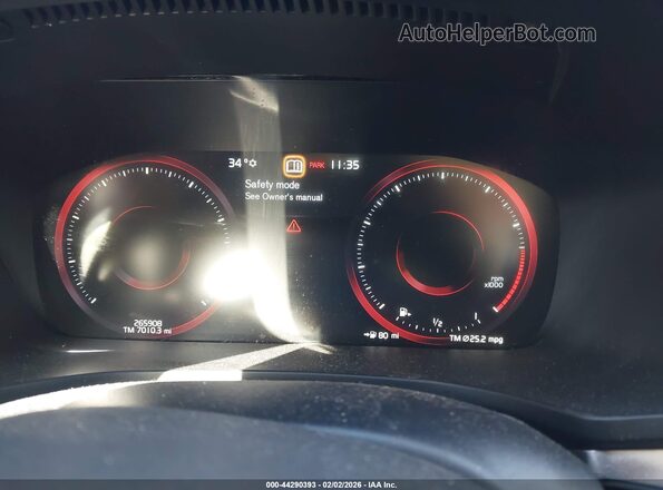 7JRA22TK8LG034241 2020 VOLVO S60 Black უკანა სავარძლების ხედი