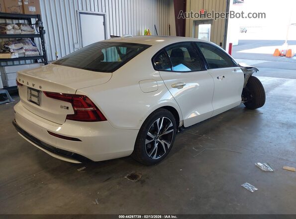 7JRL12GJ9SG362425 2025 VOLVO S60 White Tył prawy