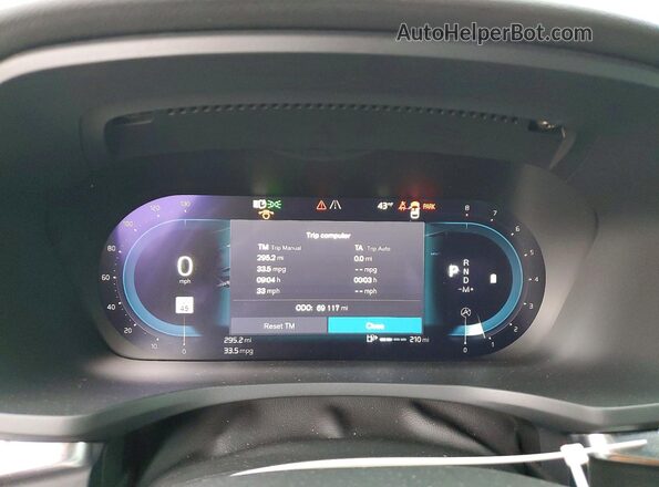 7JRL12TH7RG280318 2024 VOLVO S60 Black Instrument cluster view