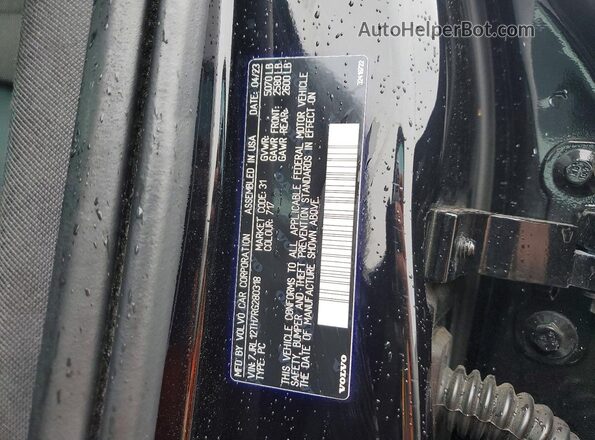 7JRL12TH7RG280318 2024 VOLVO S60 Black Engine compartment view