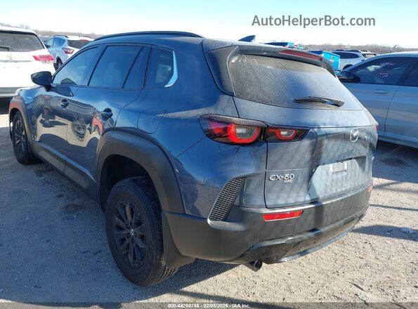 7MMVAADW3SN102647 2025 MAZDA CX-50 HYBRID Синий Задняя левая четверть