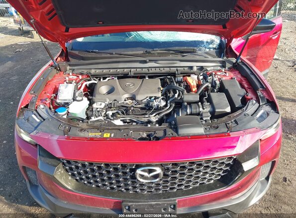 7MMVAADW8SN138687 2025 MAZDA CX-50 HYBRID Бордовый Вид сзади