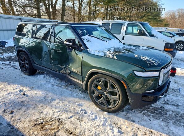 7PDSGABL0NN000455 2022 RIVIAN R1S Зеленый Передняя правая четверть