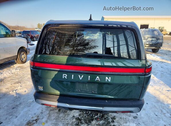 7PDSGABL0NN000455 2022 RIVIAN R1S Зеленый Вид сзади